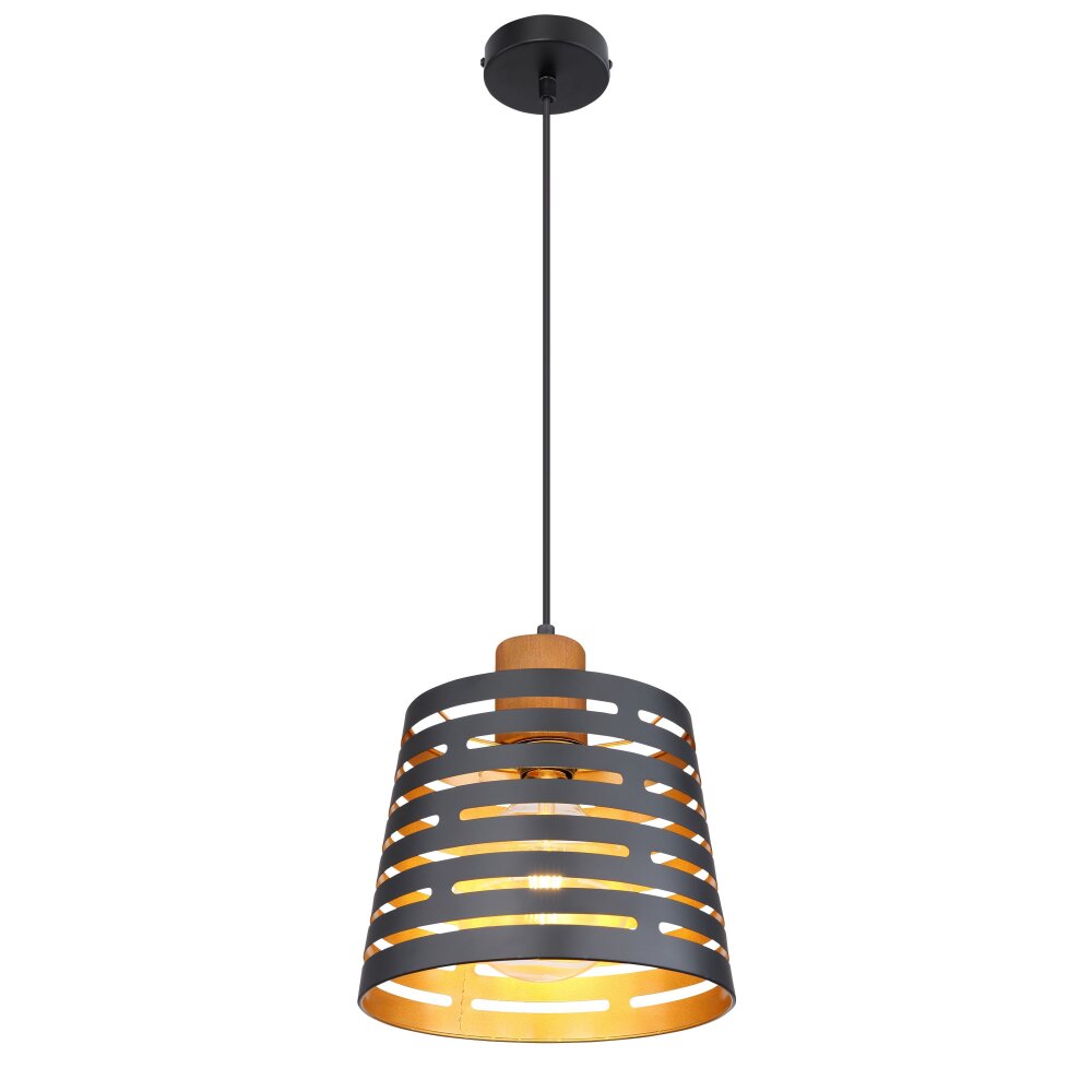 Globo ABLONA Hanger Zwart, 1-licht main product photo