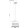 Globo ABLONA Hanger Zwart, 1-licht