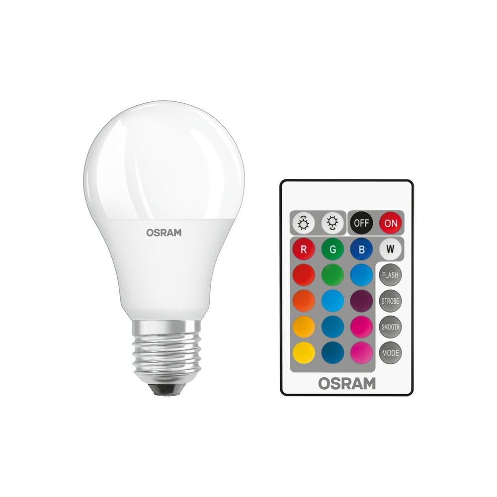 Osram LED STAR E27 9 Watt LED RGBW main product photo