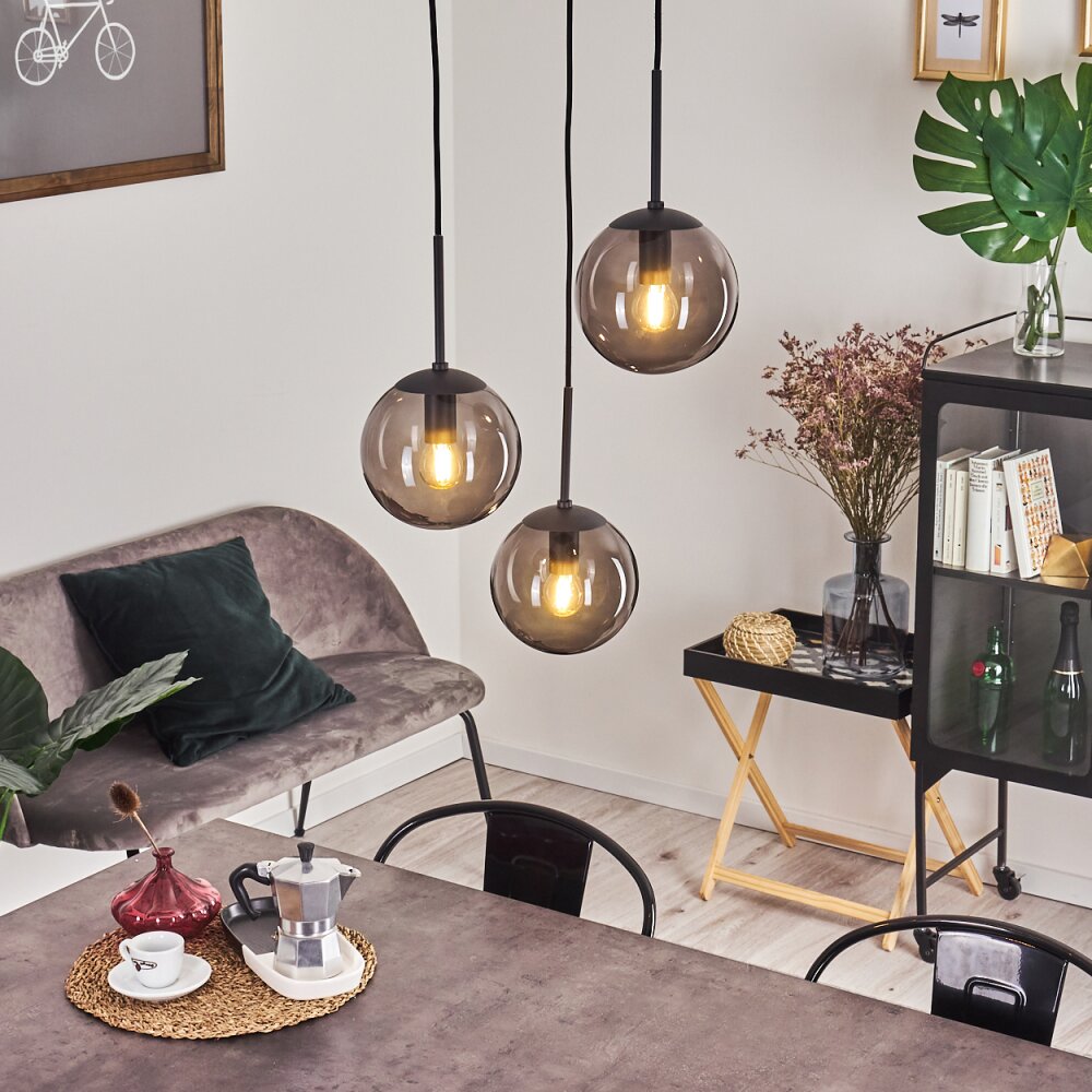 Mesas Hanger Zwart, 3-lichts main product photo