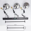 Tuvalu Hanger Messing, Zwart, 3-lichts