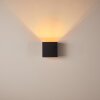 Badajoz Muurlamp Koperkleurig, Zwart, 1-licht