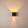 Badajoz Muurlamp Koperkleurig, Zwart, 1-licht