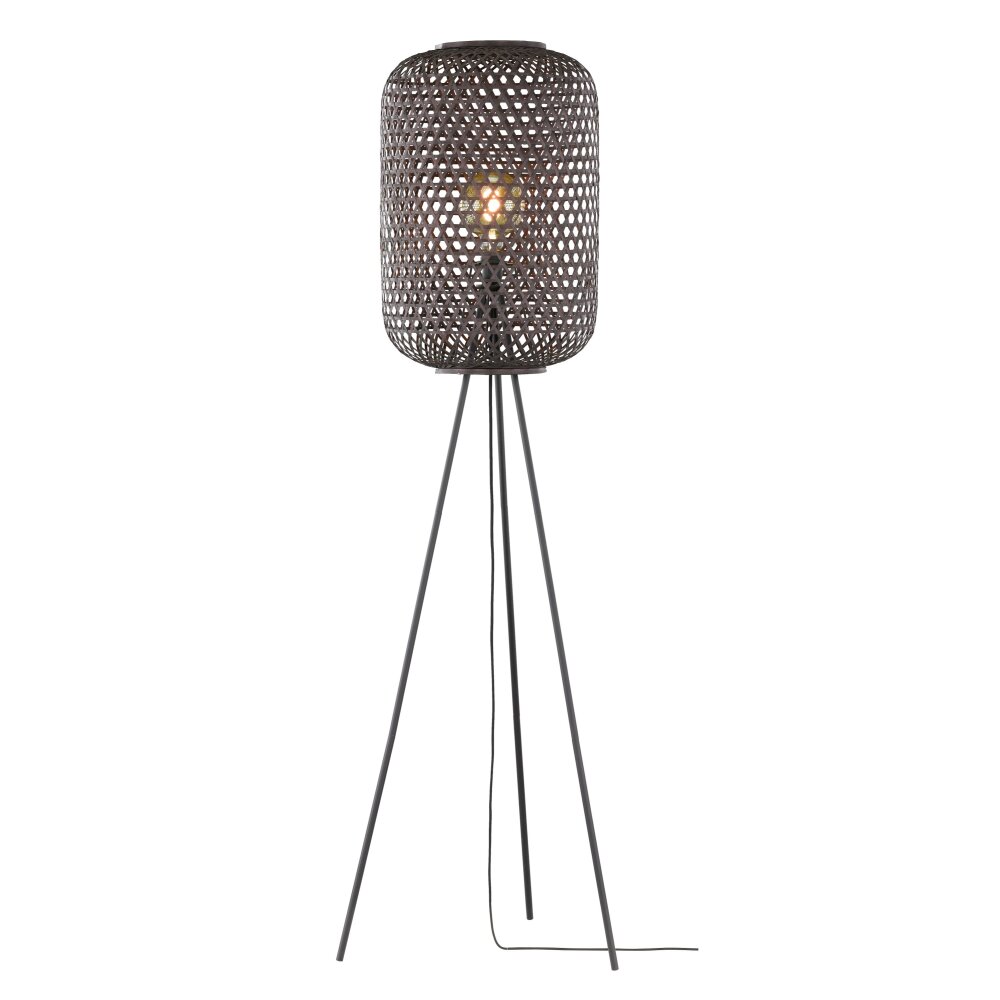 SCHÖNER WOHNEN-Kollektion CALLA Staande lamp Zwart, 1-licht