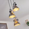 Hora Hanger Hout donker, Zwart, 3-lichts