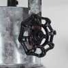 Hora Hanger Hout donker, Zwart, 3-lichts