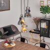 Hora Hanger Hout donker, Zwart, 3-lichts