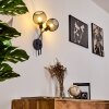 Tambo Muurlamp Zwart, 2-lichts