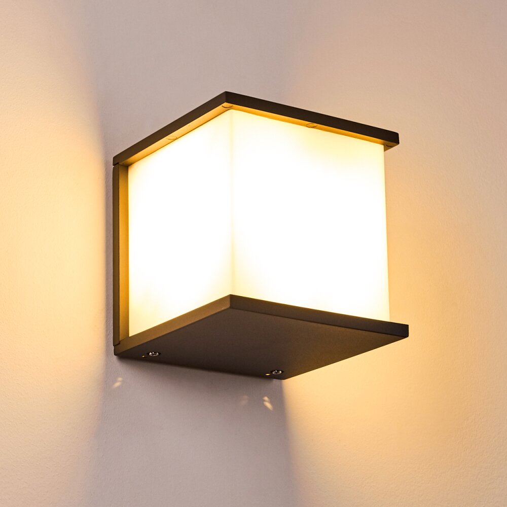 Ebba Buiten muurverlichting Antraciet, 1-licht