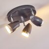 Idlewild Plafondlamp LED Zwart, 3-lichts