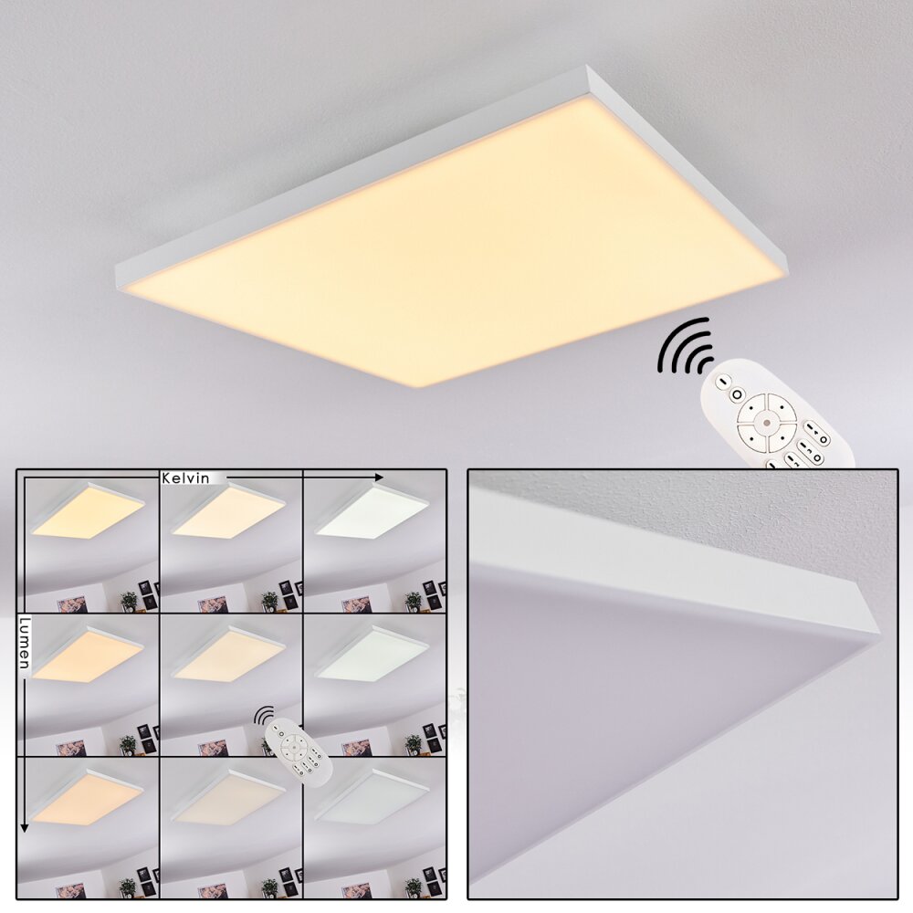 Cor Plafondlamp LED Wit, 1-licht, Afstandsbediening main product photo