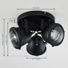 Glostrup Plafondlamp LED Zwart, 3-lichts