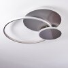 ManzanalesÂ  Plafondlamp LED Chroom, Zilver, 1-licht, Afstandsbediening