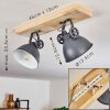 Svanfolk Plafondlamp Blauw, Bruin, Grijs, Wit, 2-lichts