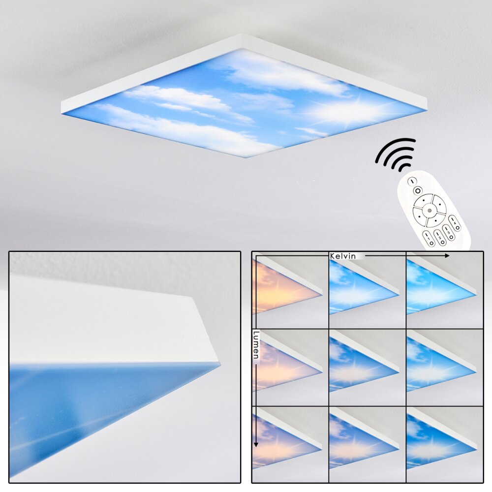 Onlaj Plafondlamp LED Wit, 1-licht, Afstandsbediening main product photo