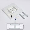 Onlaj Plafondlamp LED Wit, 1-licht, Afstandsbediening