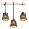 Globo ABLONA Hanger Zwart, 4-lichts