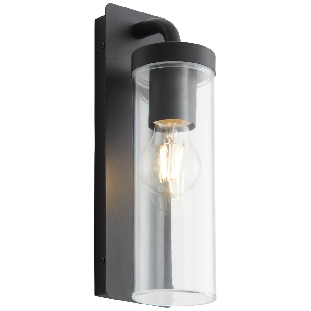 Brilliant Aosta Buiten muurverlichting Zwart, 1-licht main product photo