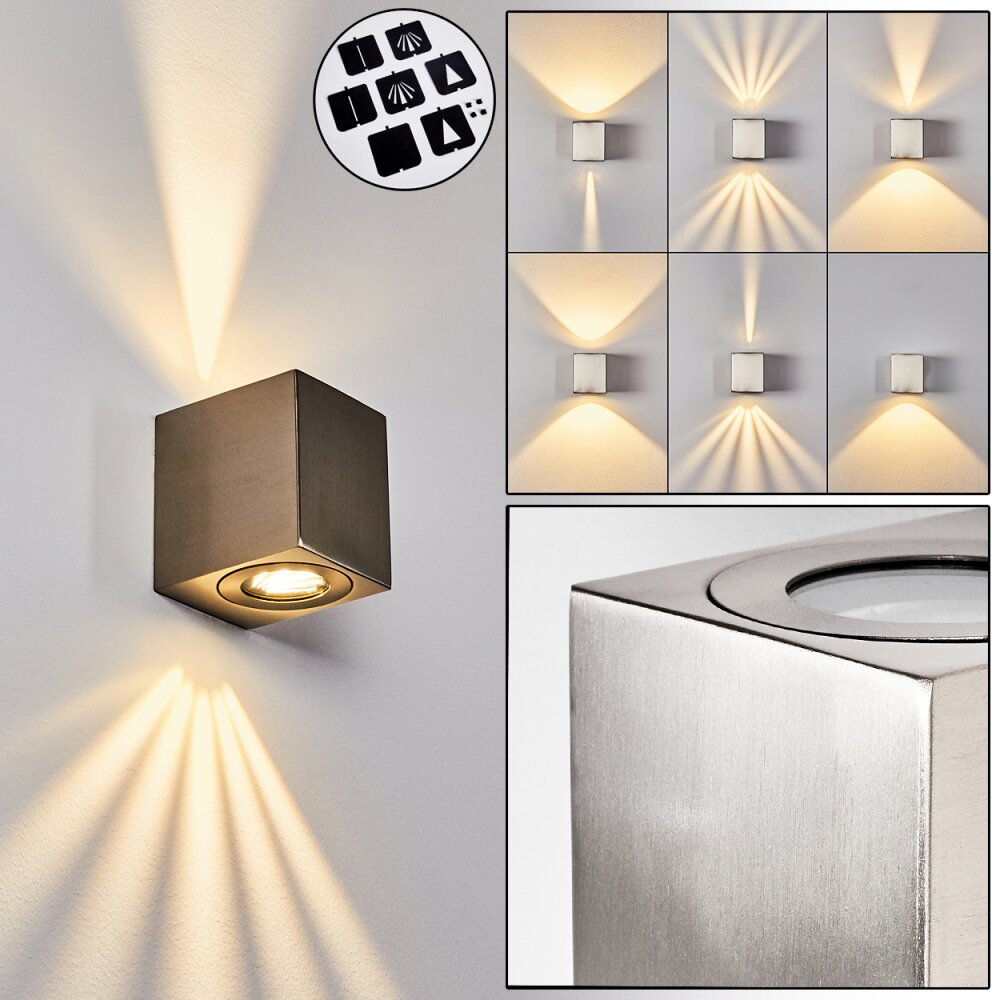 Mora Buiten muurverlichting LED roestvrij staal, 2-lichts main product photo