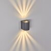 Mora Buiten muurverlichting LED Grijs, 2-lichts