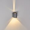 Mora Buiten muurverlichting LED Grijs, 2-lichts