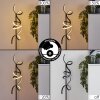 Lavaca Staande lamp LED Zwart, 2-lichts