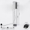 Bornalle Staande lamp Zwart, 1-licht