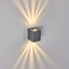 Mora Buiten muurverlichting LED Grijs, 2-lichts