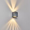 Mora Buiten muurverlichting LED Nikkel mat, 2-lichts