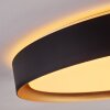Beade Plafondlamp LED Goud, Zwart, 1-licht, Afstandsbediening