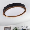 Beade Plafondlamp LED Goud, Zwart, 1-licht, Afstandsbediening