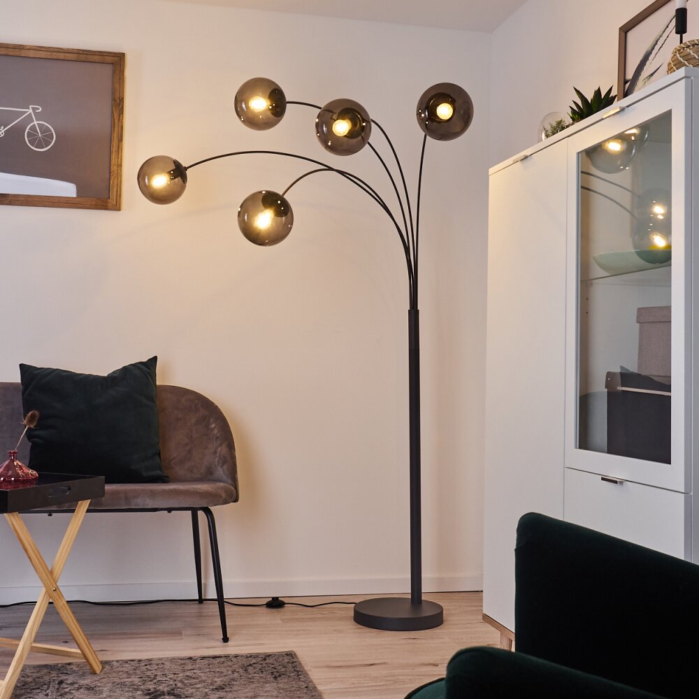 Mesas Staande lamp Antraciet, 5-lichts main product photo