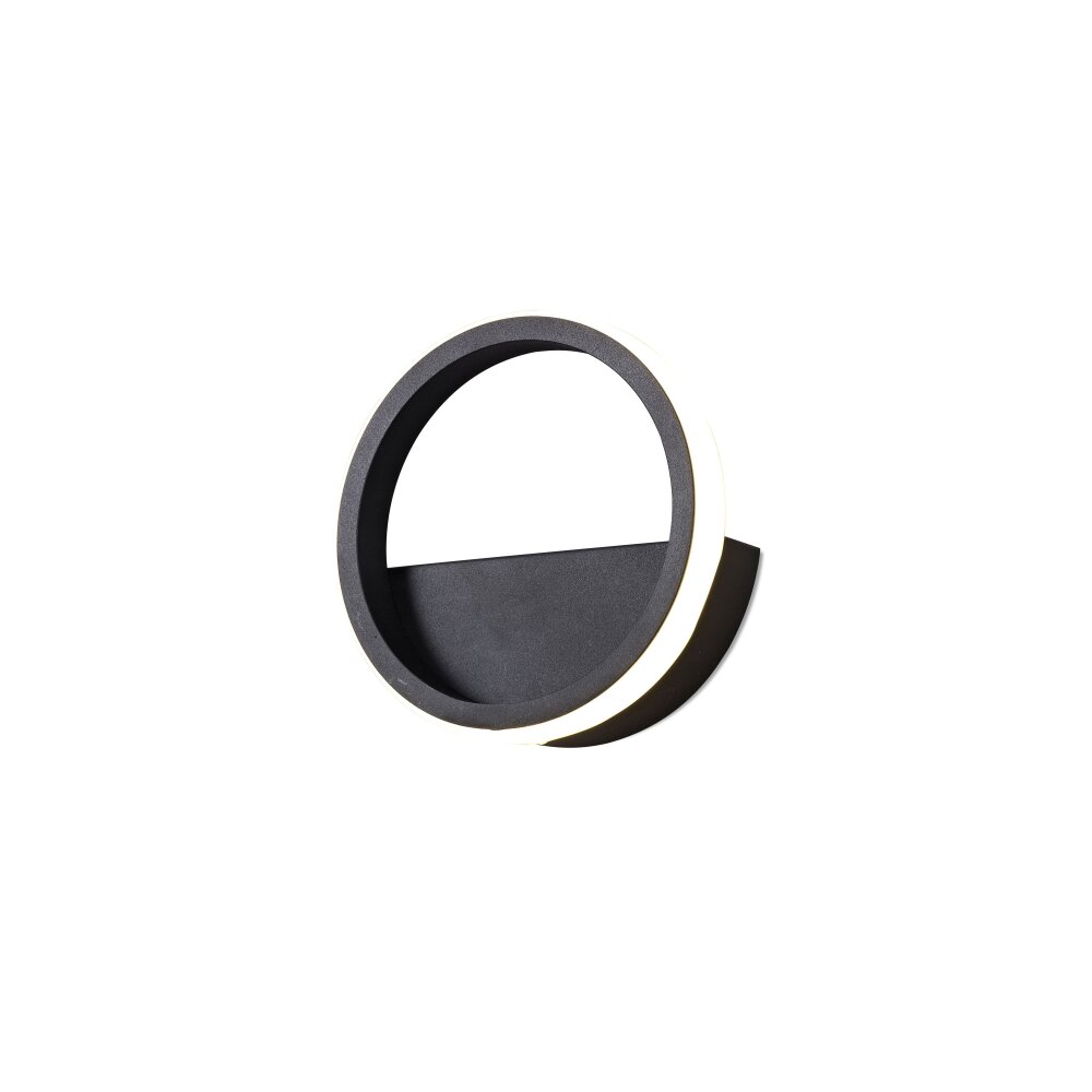 Mantra KITESURF Muurlamp LED Zwart, 1-licht main product photo