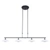 Steinhauer Tallerken Hanglamp LED Nikkel mat, 4-lichts