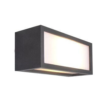 Mantra UTAH Buiten muurverlichting Grijs, 1-licht