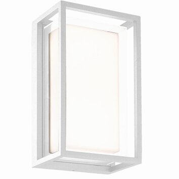 Mantra CHAMONIX Buiten muurverlichting LED Wit, 1-licht