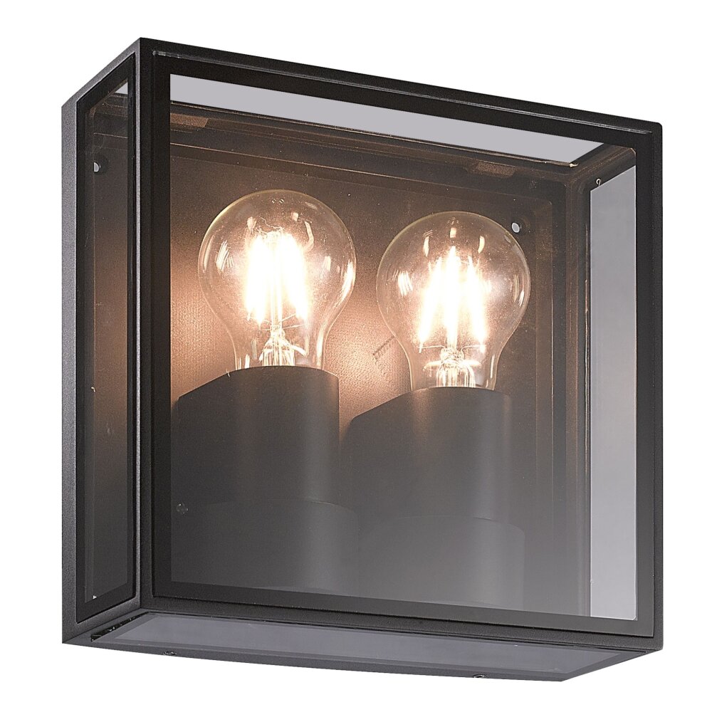 Mantra VERBIER Buiten muurverlichting Grijs, 2-lichts main product photo