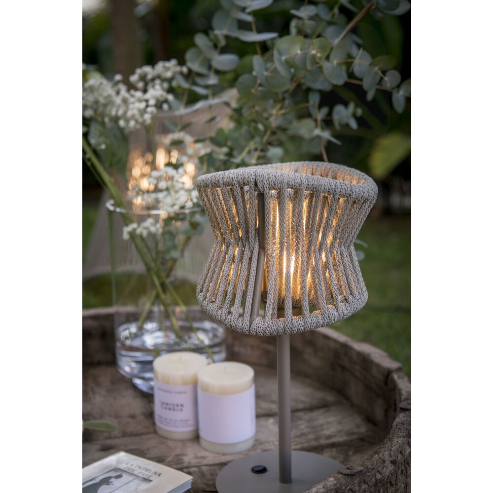 Mantra POLINESIA Tafellamp voor buiten Beige, 1-licht main product photo