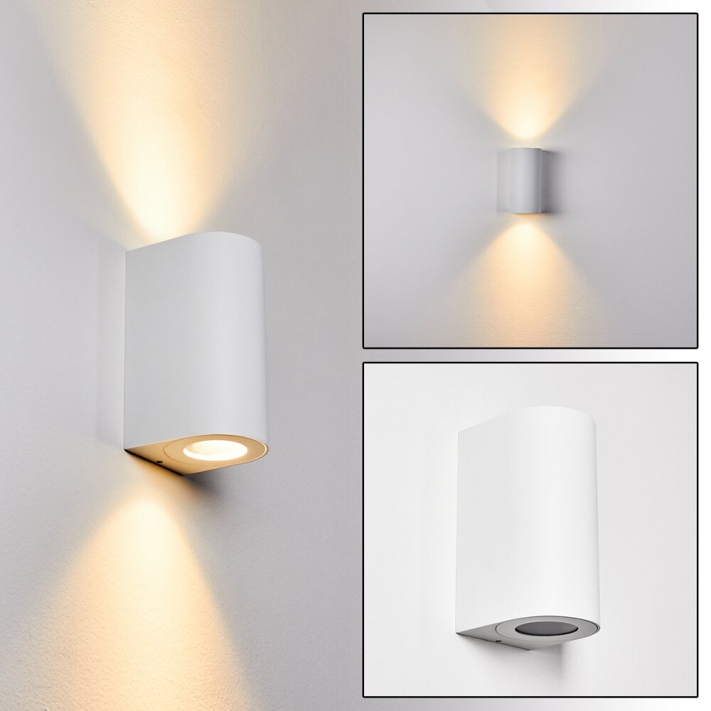 Boda Buiten muurverlichting Wit, 2-lichts main product photo