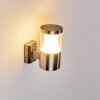 Leon Buiten muurverlichting LED Nikkel mat, 1-licht