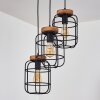 Husvik Hanglamp Zwart, 3-lichts