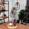 Husvik Hanglamp Zwart, 3-lichts