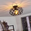 Shupá Plafondlamp Zwart, 1-licht