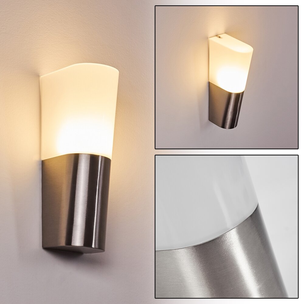 Busalla Buiten muurverlichting LED Nikkel mat, 1-licht main product photo