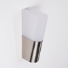 Busalla Buiten muurverlichting LED Nikkel mat, 1-licht