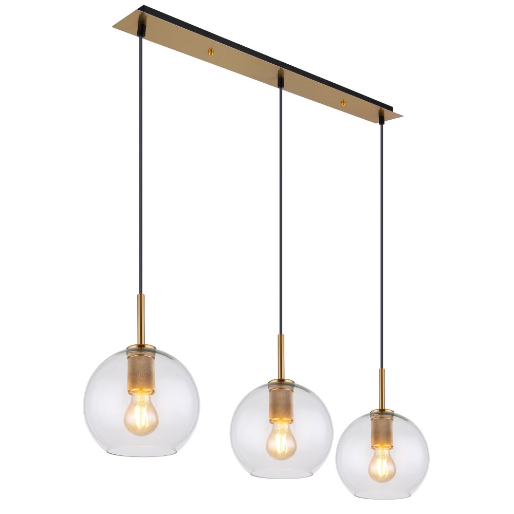 Globo ADARA Hanger Messing, 3-lichts main product photo