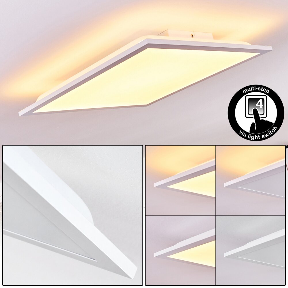 Badia Plafondpaneel LED Wit, 2-lichts main product photo