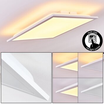 Badia Plafondpaneel LED Wit, 2-lichts