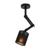 Lucide TAMPA Plafondlamp Zwart, 1-licht