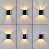 Benin Muurlamp LED Zwart, 1-licht